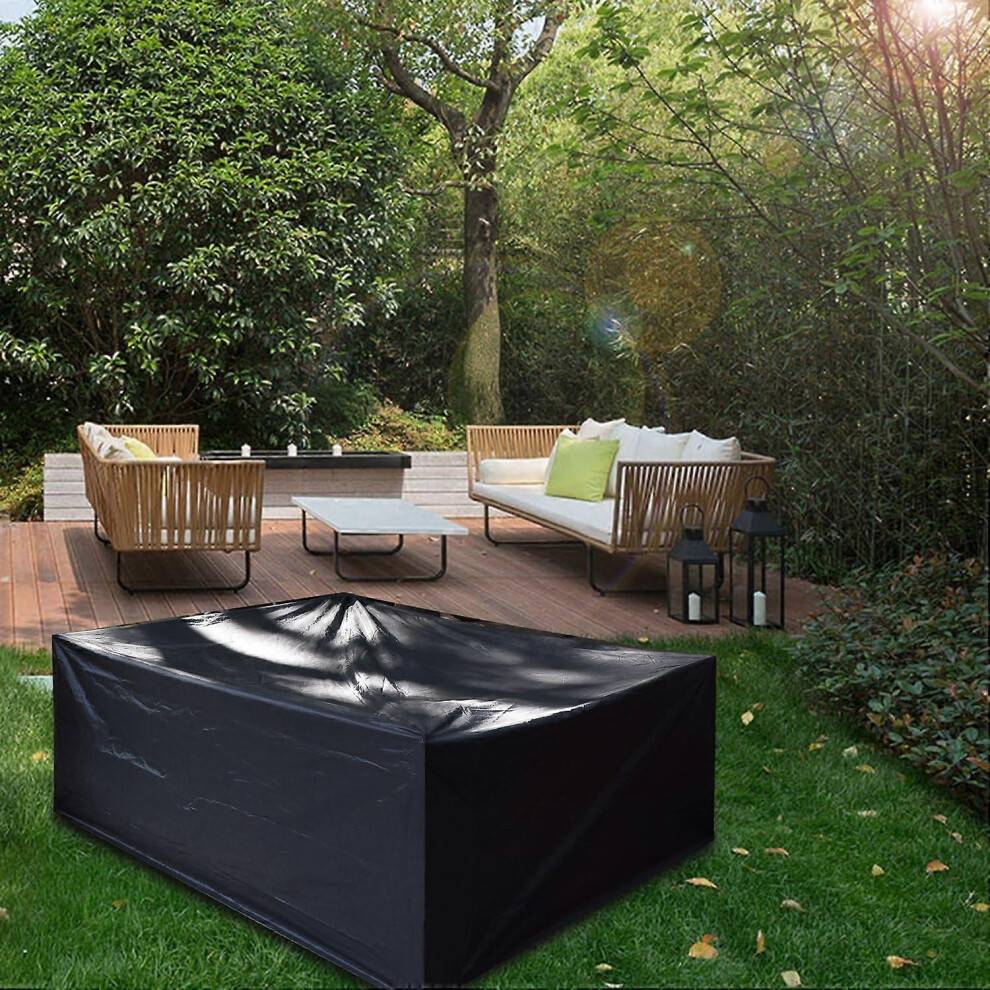 For Protective Garden Furniture Cover - Waterproof Rectangular Cover for Outdoor Table Furniture (200x160x70cm), Outdoor Furniture Cover