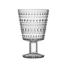 Iittala - Kastehelmi - 6 st Vin glas på fot 26 cl Klarglas Design Oiva Toikka