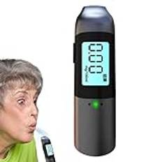 Professionell alkotestare, alkoholtestare,LED-skärm digital alkomätare | Kontaktlös alkotestare för bilkörning, bärbar högprecisions alkoholtestare med digital LED-skärm