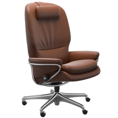 ROME STRESSLESS OFFICE - LÄDER PALOMA NEW COGNAC