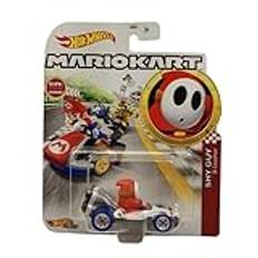 Hot Wheels Mario Kart - Metallfordon 1/64 - Shy Guy B-Dasher - Nytt
