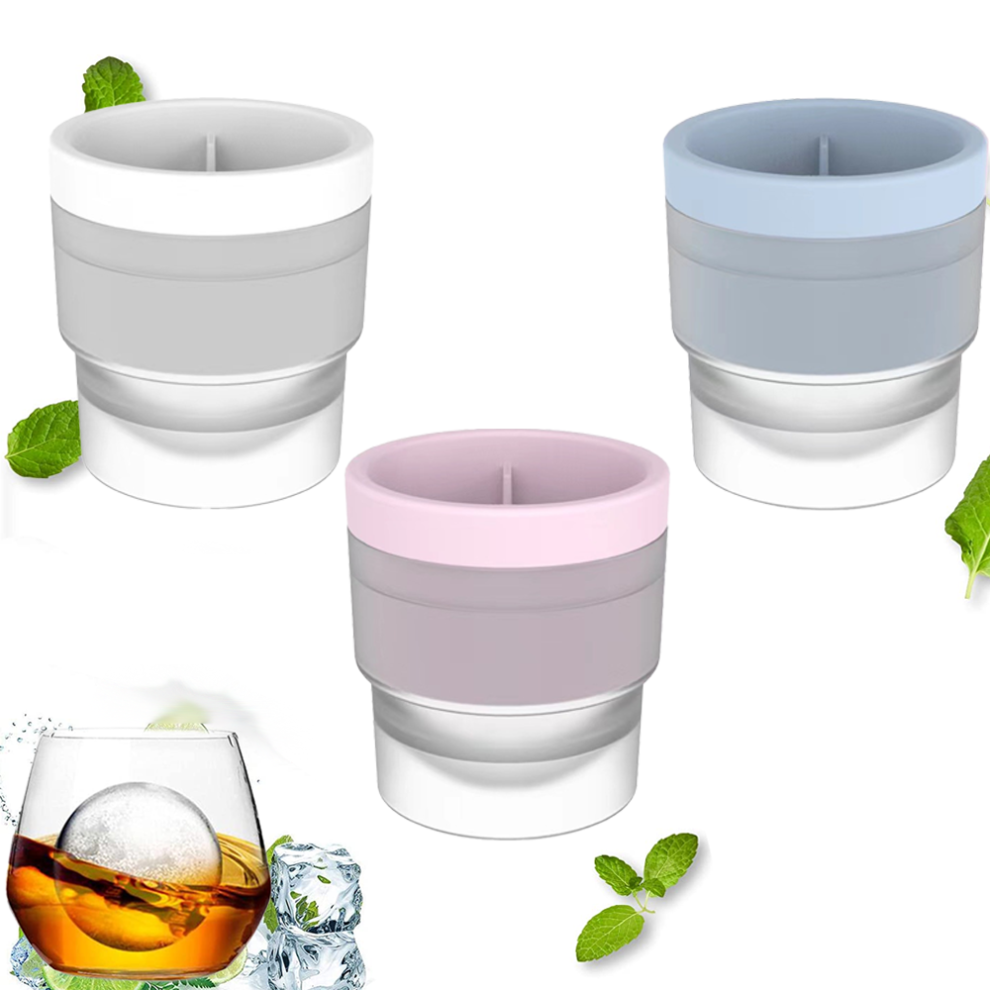 Klar isterningform til whiskyelskere, stabelbar isterningmaskine, langsomt smeltende isterninger, der bevarer smagen, fleksibel silikone for nem