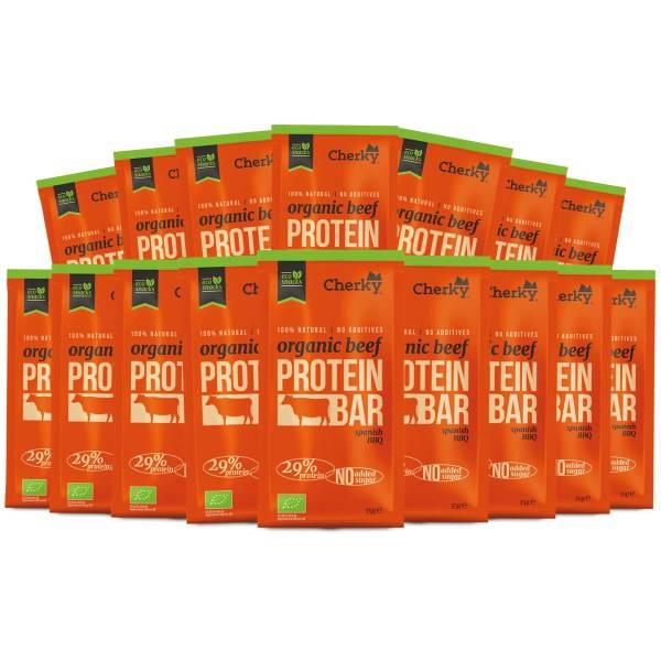 Cherky Foods Meat Bar Beef Eco, Spanish BBQ, 16-pack