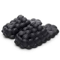 Couples Slippers Lychee Ball Slippers, Massage Peanut Slide Slippers For Men And Women, Great For Vacation, Travel, Beach, Home, Dorm - Black - EUR36-37,EUR38-39,EUR40-41,EUR42-43,EUR44-45,EUR46-47