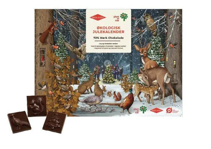 Økoladen - Plant Et Træ Julekalender - Mørk Chokolade
