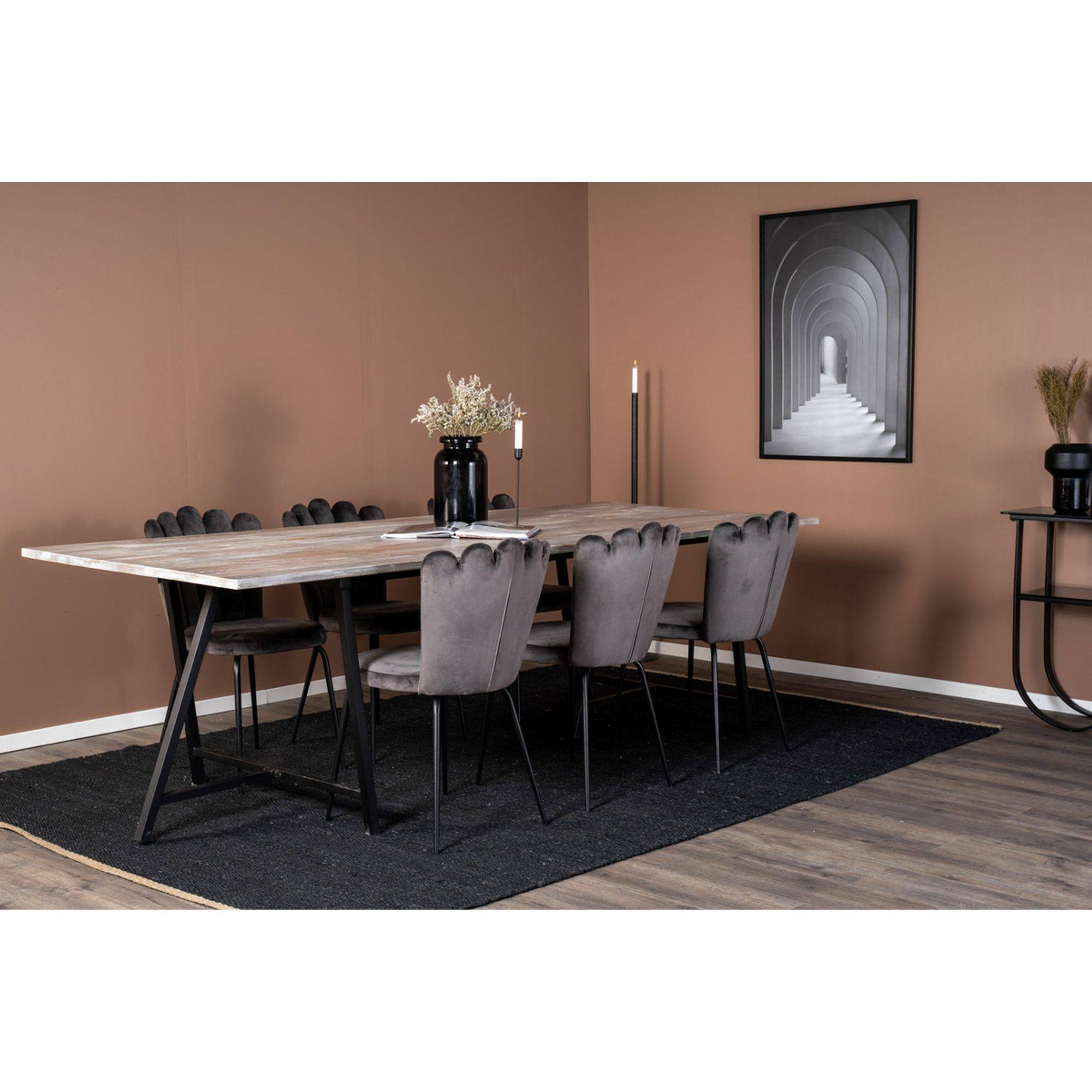Venture design rectangular dining set jepara, limhamn