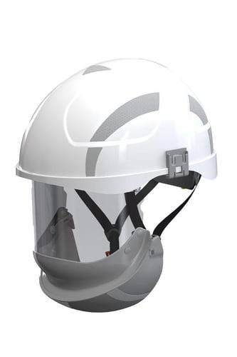 Tranemo Sikkerhedshjelm ARC 36 hvid m/visir 1000V AC 53-63cm