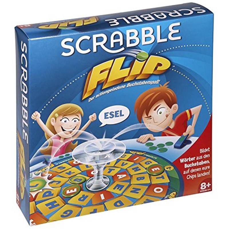 Mattel CJN60 Spiele - Scrabble Flip Brettspiel