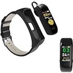 Fashionabla multifunktionella smarta Bluetooth-klocka Hörlurar Stegräknare Health Band Multifunktionell unisex smartklocka