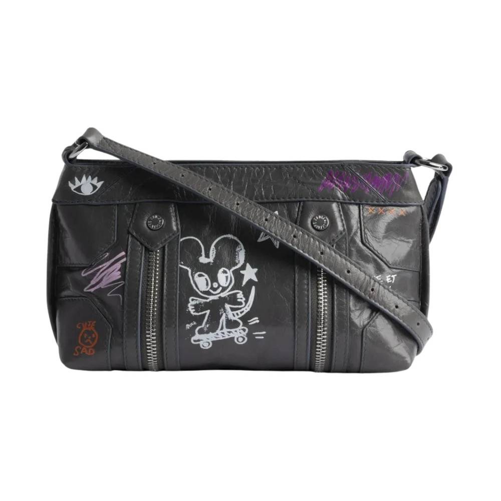 Zadig & Voltaire Sunny Mood Humberto Taske - Tasker - Dame - Grå - ONE SIZE - Bomuld