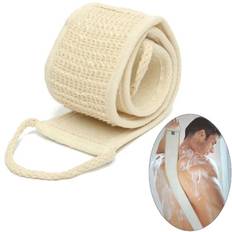 Natural Loofah Back Scrubber Exfoliating Massage Sponge Bath Shower Soft Unisex Body Skin Cleaning Tool Strap vit