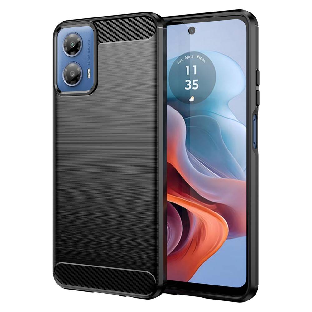 tectTech Motorola Moto G34 TPU-skal Brushed, Svart