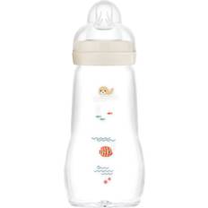 MAM Feel Good Nappflaska Glas 260 ml, Neutral