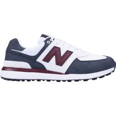 New Balance 574 Greens V2 White/Navy/Red 45,5 Golfskor för herrar