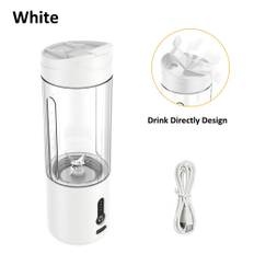Bärbar Mini Elektrisk Fruktjuicer Mixer USB Uppladdningsbar Smoothie Orange Fresh Juice Blender Bärbar Blender