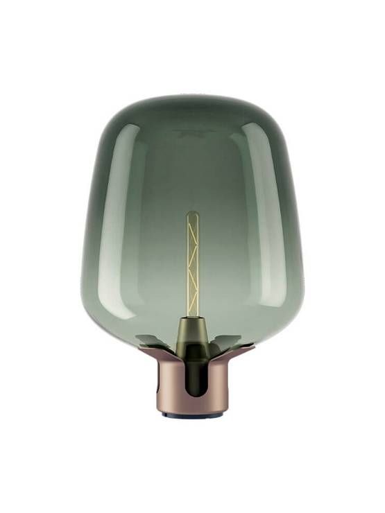 Flar large bordlampe, terra/turquoise