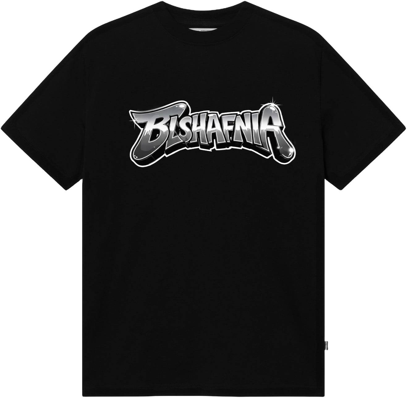 BLS Hafnia Street Art Tshirt Mand Black Kortærmede T-shirts Str Small - hos Magasin.