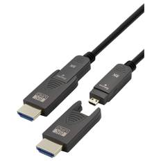 Maxtrack HDMI Anslutningskabel 15 m Svart C504-15ML 8K UHD HDMI-kabel