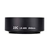 49 mm metallskruvskärm för Canon EF 50 mm 1:1,8 STM, Sony E 35 mm 1:1.8 OSS, Sony E 50 mm 1:1.8 OSS för Sony Alpha A6600 A6500 A6300 A6100 DSLR och andra objektiv