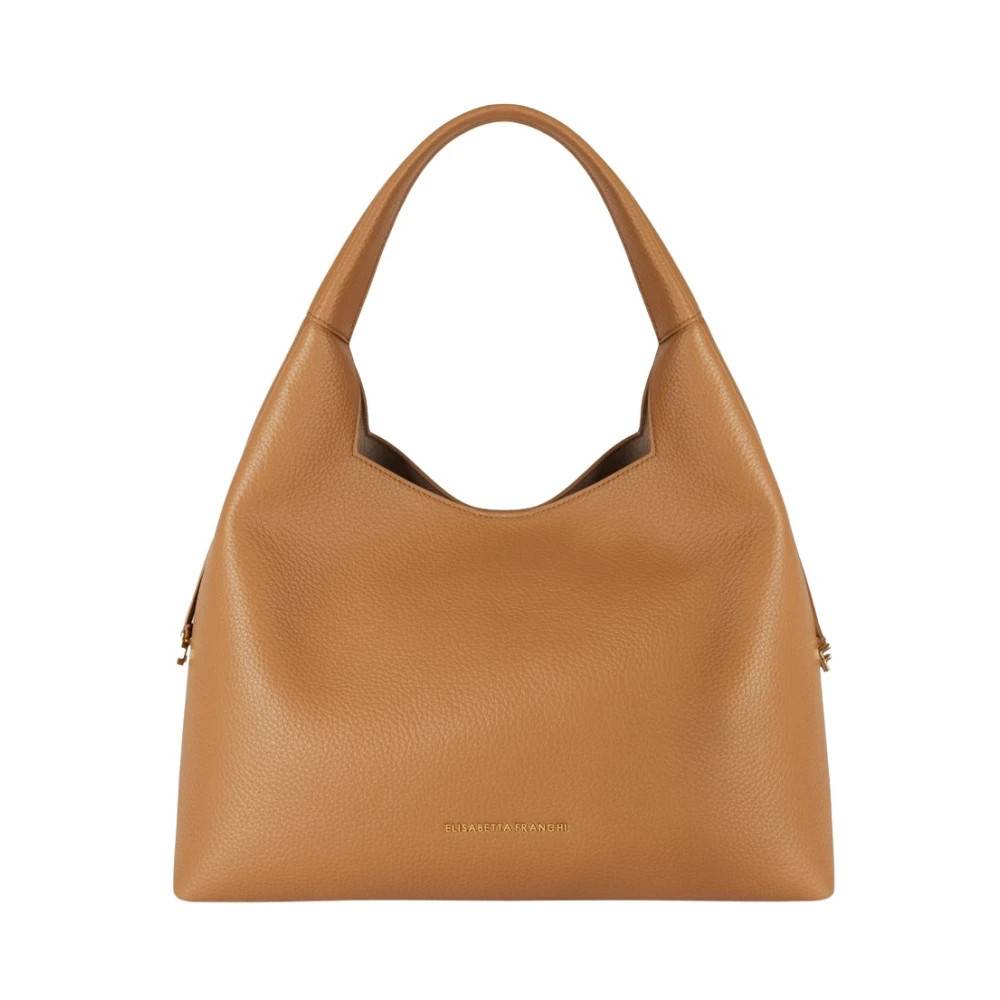 Elisabetta Franchi Skuldertaske - Tasker - Dame - Brun - ONE SIZE - Uld
