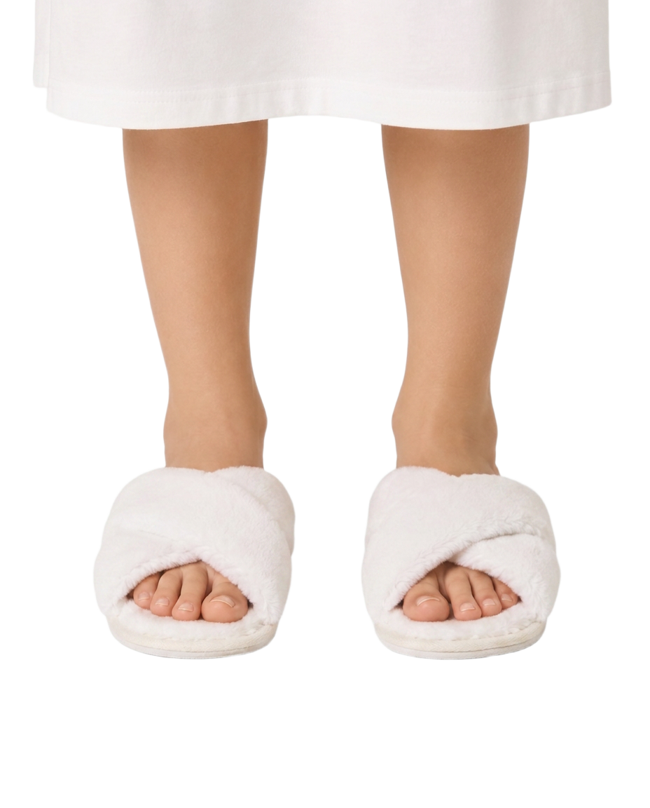 Lou Slippers Cream White Kids - 32/33