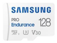 (ComputerSalg) Samsung PRO Endurance MB-MJ128KA - Flashhukommelseskort (microSDXC til SD adapter inkluderet) - 128 GB - Video Class V30 / UHS-I U3 / Class10 - micro