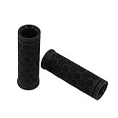 Marchfunny TPR-gummi cykelstyre, halkfria cykelstånggrepp, MTB-styre, för vridning, mountainbikes, för MTB och vägcyklar (90 mm + 90 mm)