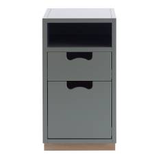 Asplund - Snö G3 Eksockel Green Khaki - Sengeborde - Thomas Sandell & Jonas Bohlin - Grøn - MDF/Træ