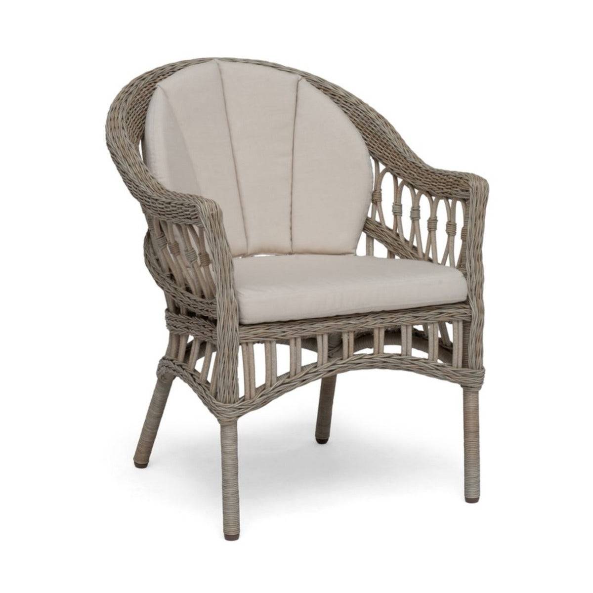 Hillerstorp Fjädero spisestol - polyrattan - inkl hynder