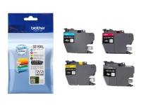 (ComputerSalg) Brother LC3219XL Value Pack - 4 pakker - XL - sort, gul, cyan, magenta - original - blækpatron - for Brother MFC-J5330DW, MFC-J5335DW, MFC-J5730DW,,