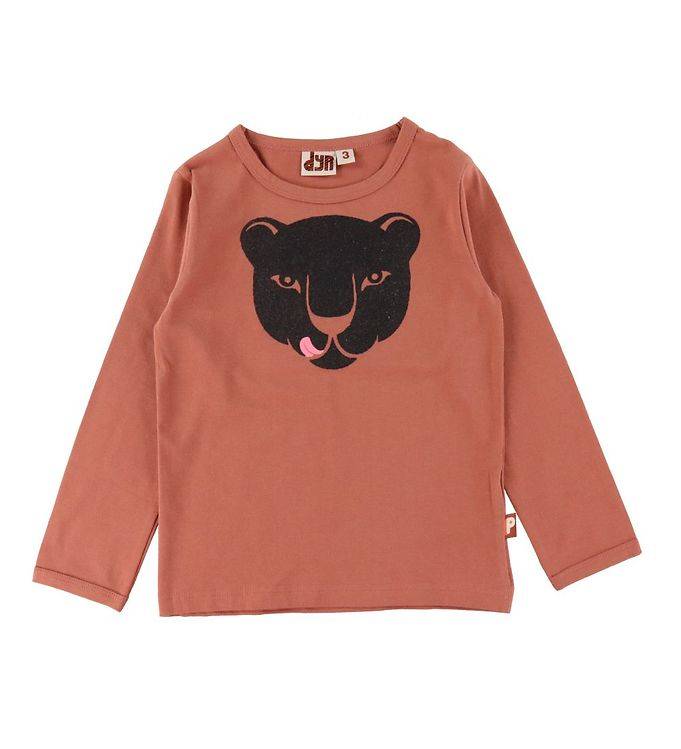 DYR Bluse - Roar - Old Rose m. Panter - DYR-Cph - 6 år (116) - Bluse