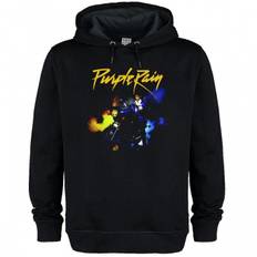 Amplified Unisex Adult Purple Rain Motorcycle Prince Hoodie XXL svart