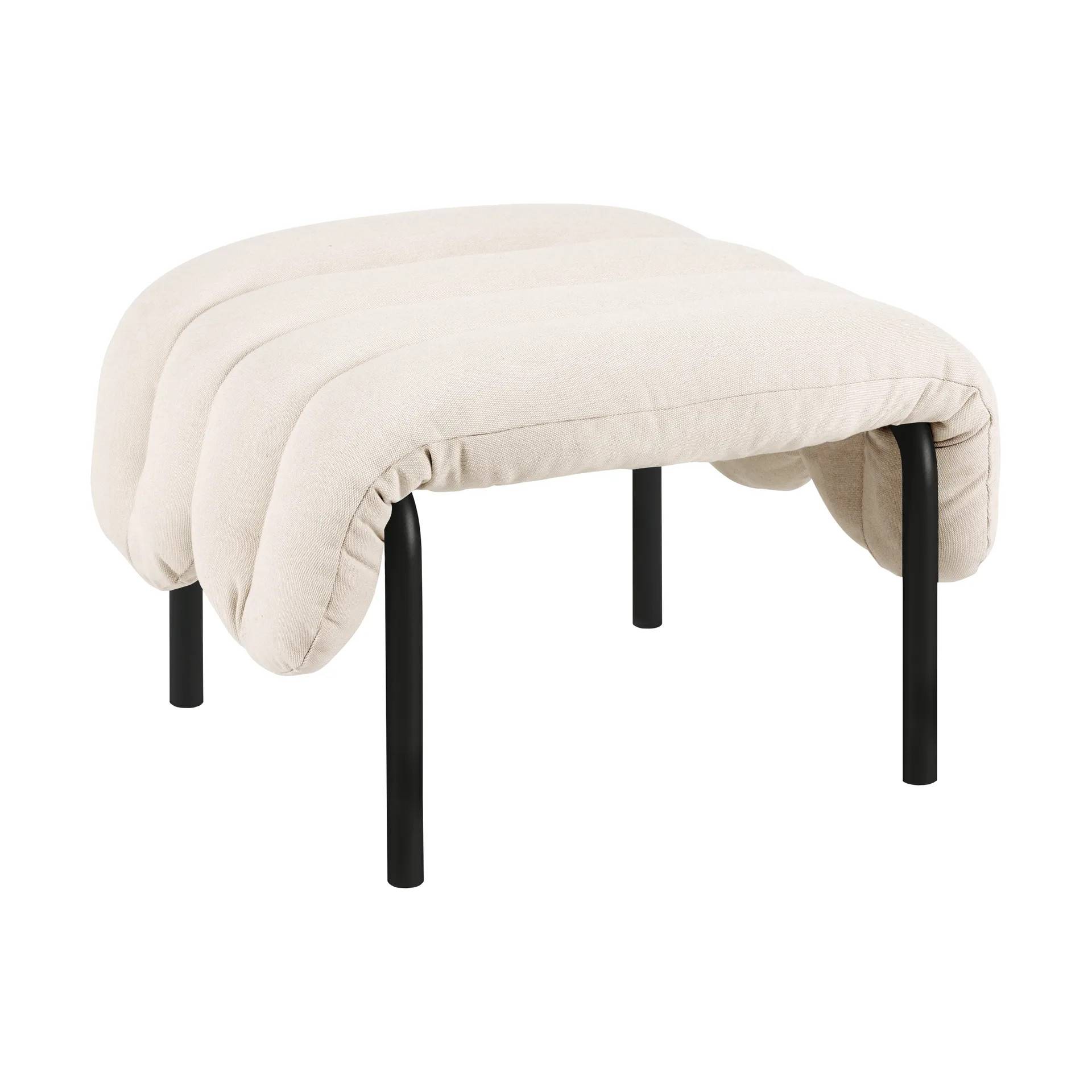 Hem Puffy ottoman 58x67 cm Natural-black grey