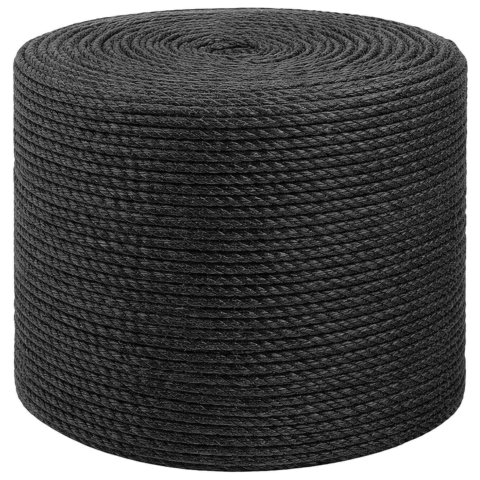 Jute reb 6 mm sort 100 m - 100% Tossa jute