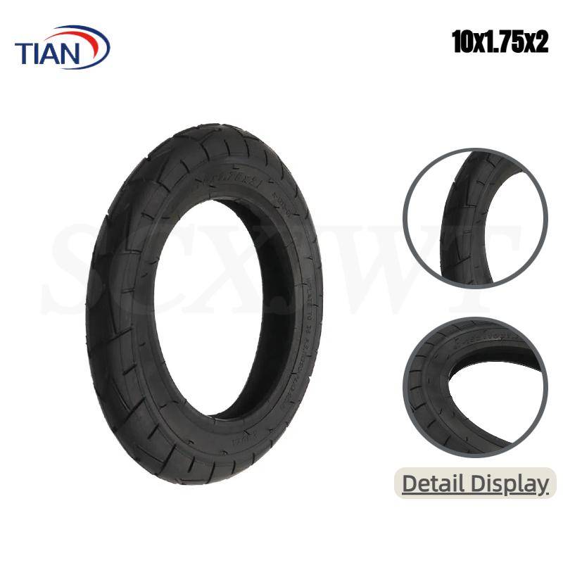 Hot Selling 10 Inch 10x1.75x2 (47-152) Inner Tube Outer Tire Used for Baby Strollers Children's Bicycles Electric Scooters