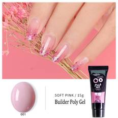 15 ml Poly Gel Extension Crystal Finger Jelly Polygel Nagelgel Kamouflage UV LED Hård Gel Akryl