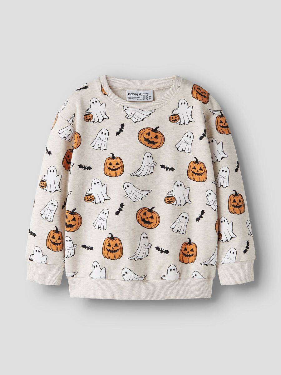 Normal Passform Sweatshirt - Vit - 98