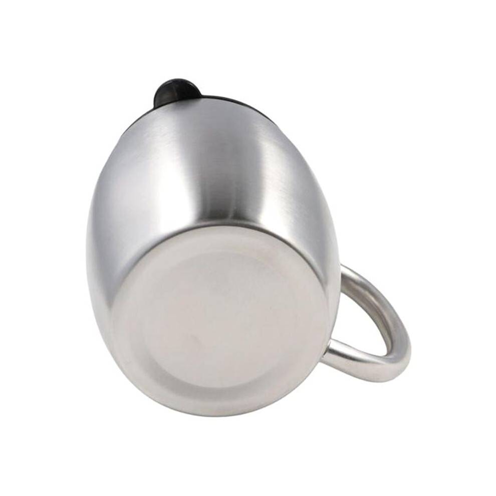 Portable Stainless Steel Beer Mug 420ml Double Wall Insulation Thermal Cup Light Weight Office Water Mug