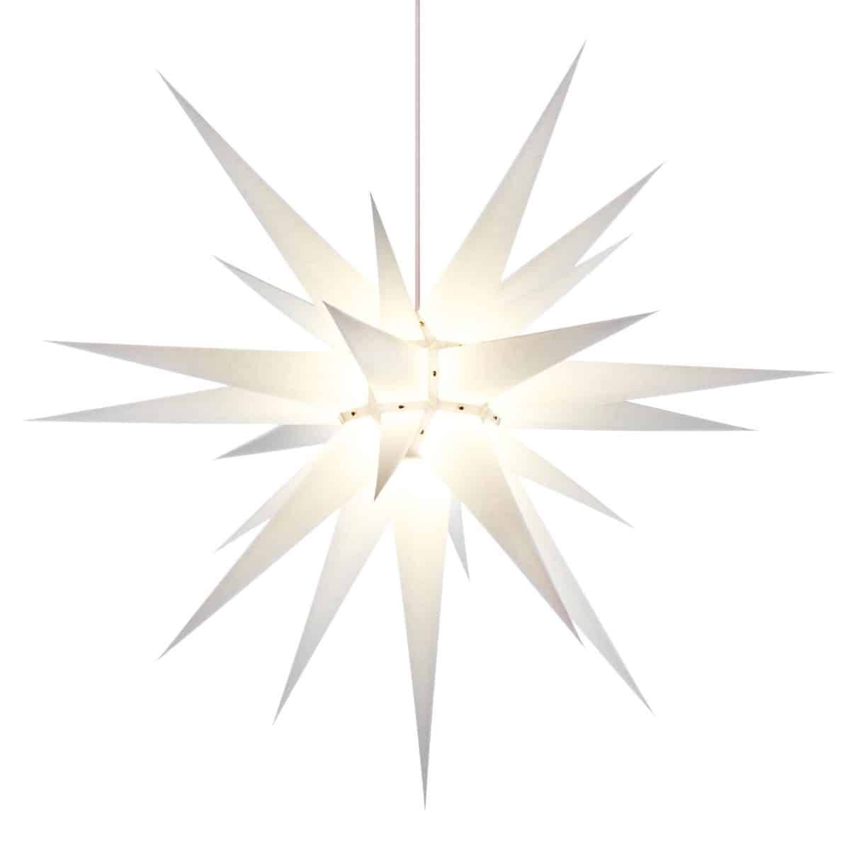 HERRNHUTER Adventsstjerne 60 cm – Hvid