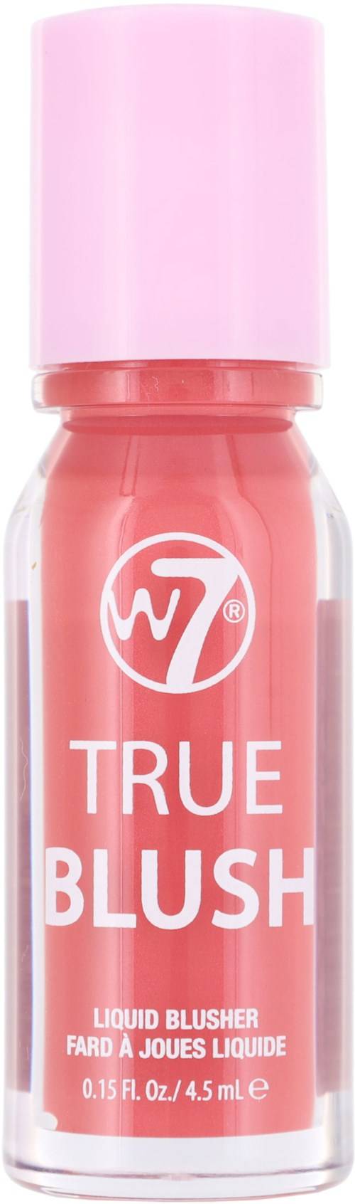W7 True Blush Liquid Blusher Pink Citrus