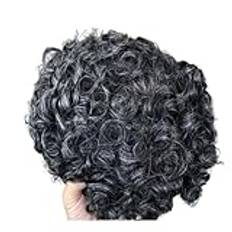 Mens peruker, Människohår peruker Toupee for män Herr Toupée med mjuka fina schweiziska spetsar hårenheter 10mm Wave Herr Toupé hår äkta mänskliga peruker,för Täcktunnande hår(1B20#)