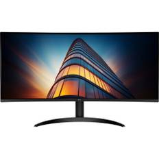 LG 34WR50QK-B PC Skærm - 34&quot;, 3440x1440, Curved UltraWide - Sort