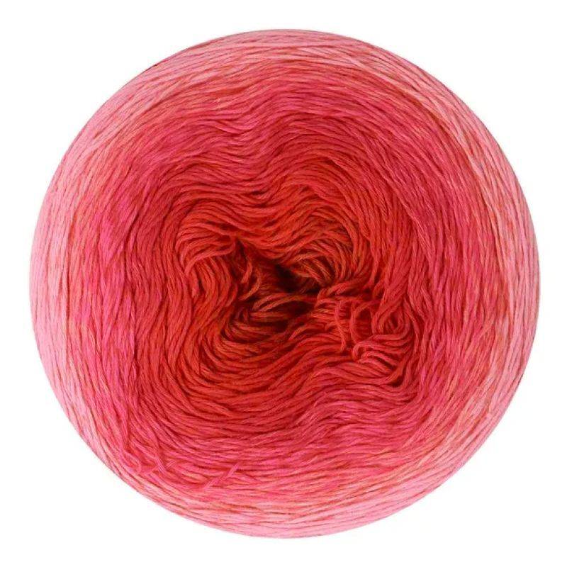 Scheepjes Cotton Whirl 735 Spellbound Indhold:100% økologisk bomuld Vægt/længde:226 g = ca 1000 meter Anbefalede pinde:2.50-3.50 mm Strikkefasthed:10 x 10 cm = 25 m x 44 p Vask:Maskinvask op til 30°C.