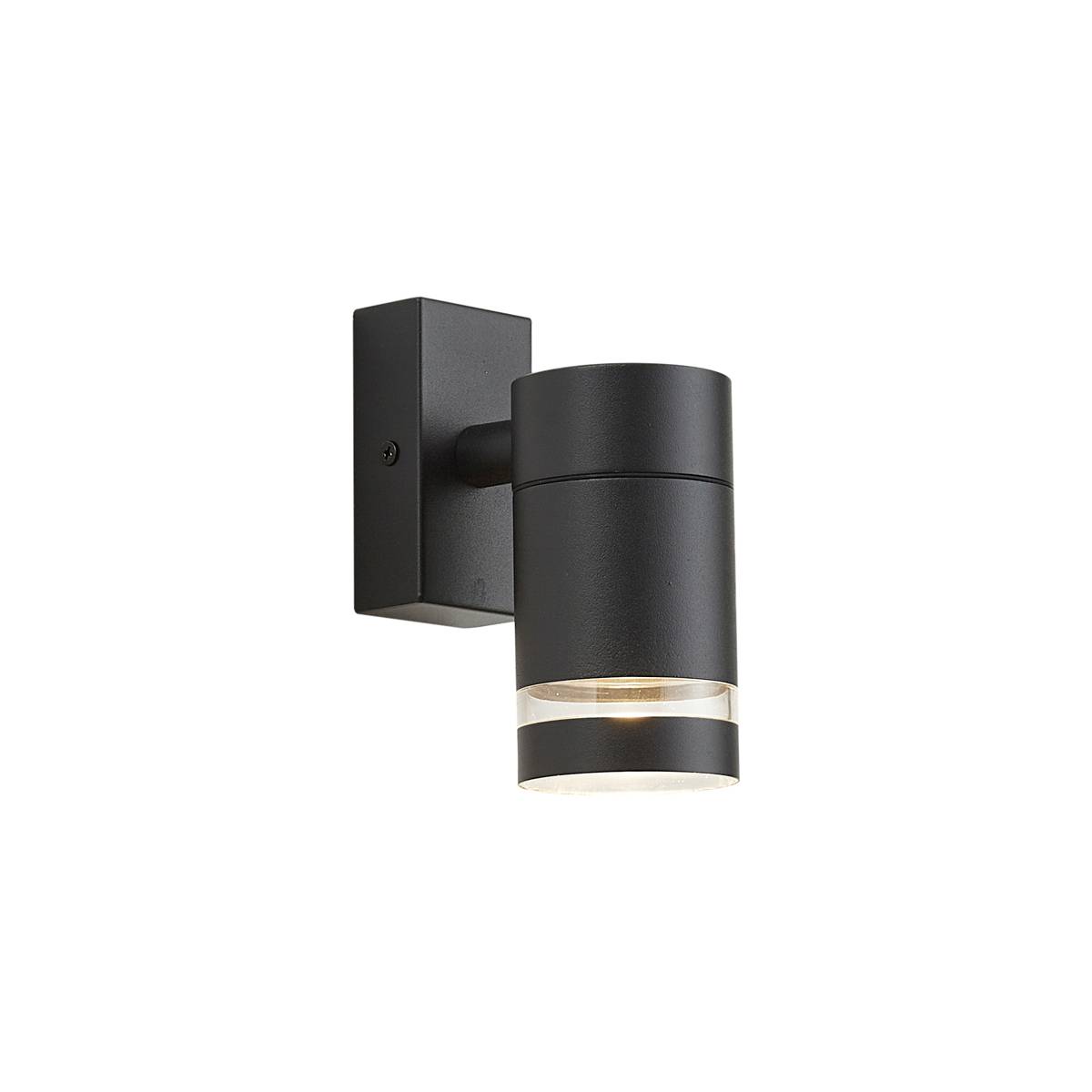Modern utomhusvägglampa svart IP44 - Ensam