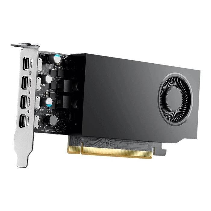 NVIDIA RTX A400 - Grafikkort - RTX A400 - 4 GB GDDR6 - PCIe 4.0 x8 låg profil - 4 x Mini DisplayPort