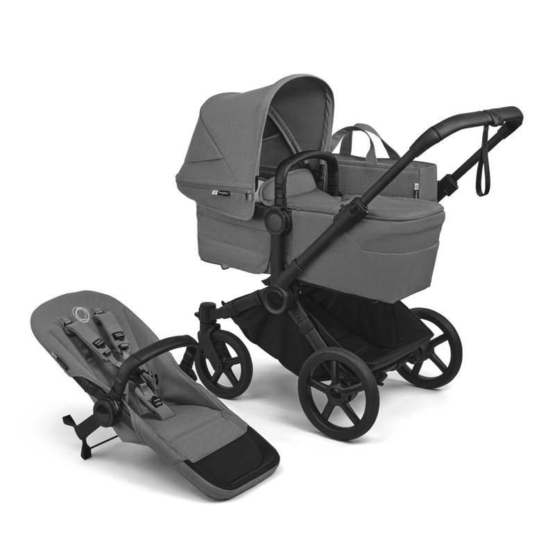 Bugaboo Donkey 6 2-i-1-vagn -  Moon Grey Klädsel
