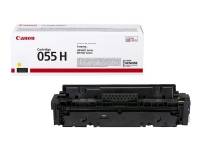 (ComputerSalg) Canon 055 H - Lång livslängd - gul - original - tonerkassett - för imageCLASS LBP664 i-SENSYS LBP663, LBP664, MF742, MF744, MF746 Satera LBP662