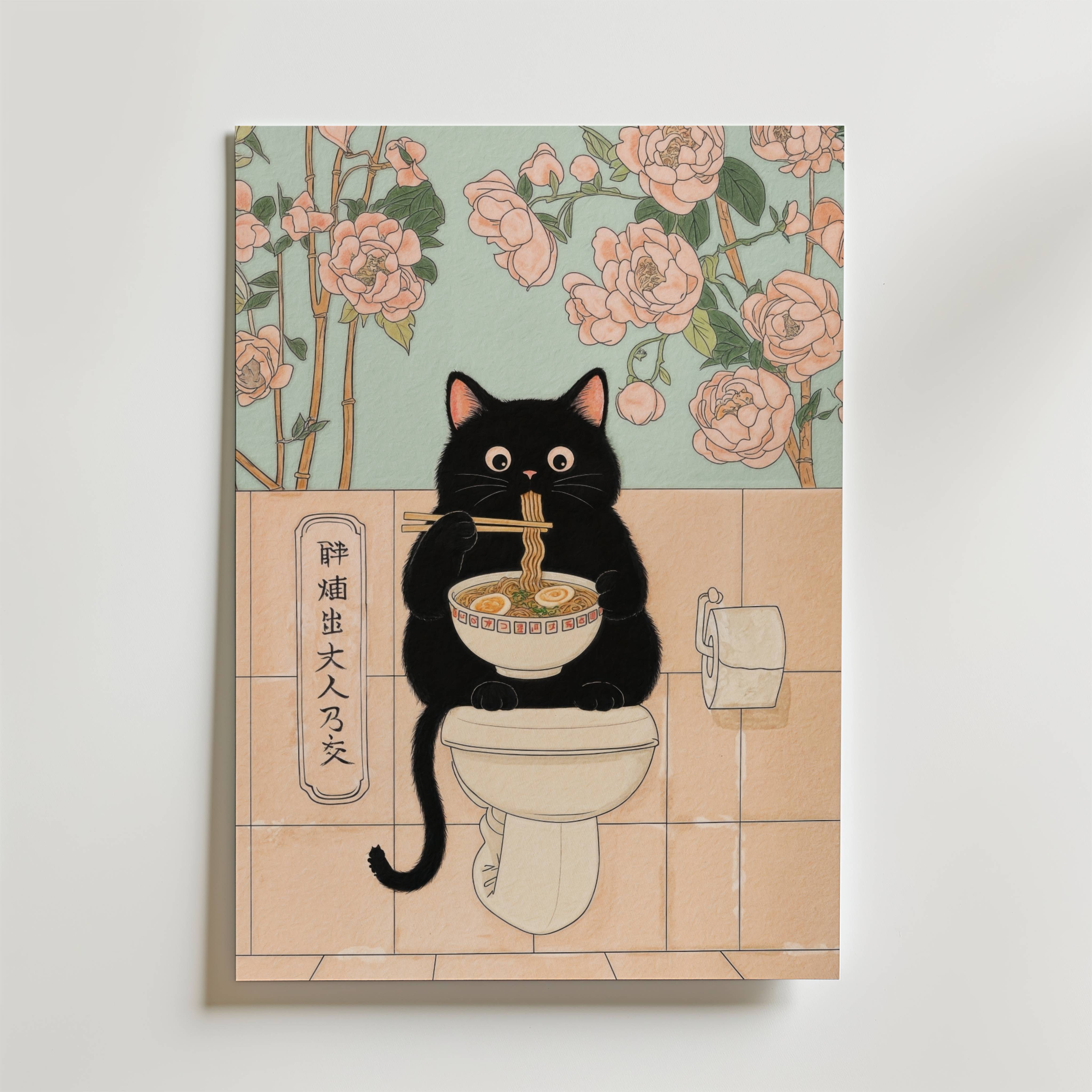 Ramen Time Poster - Fine Art Poster 13x18 cm