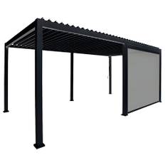 Rullgardin MIRADOR för 300cm sida antracit/grå
