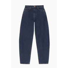 Rigid Denim Stary Jeans J1640 - Dark Blue Stone - GANNI - Blå 26/34